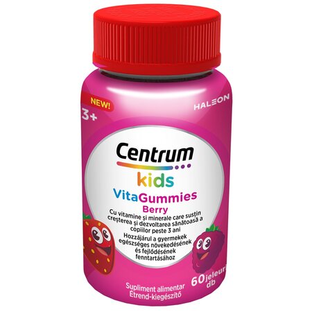 Centrum Kids VitaGummies Berry, 60 jeleuri, Haleon