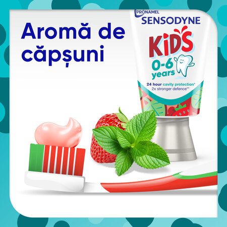 Pasta de dinti Sensodyne Pronamel Kids 0-6 ani, 50 ml, Sensodyne 612187