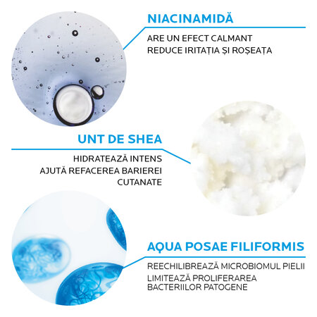 Pachet Ulei de dus relipidant pentru pielea uscata cu tendinta atopica Lipikar AP+, 2 x 400ml, La Roche Posay 612213