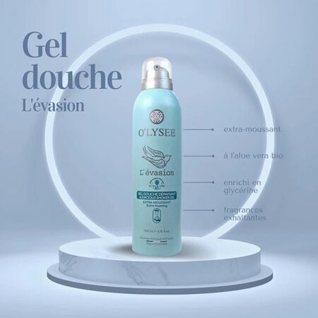 Gel de dus cu extra spuma L'Evasion, 200 ml, O'lysee 698775