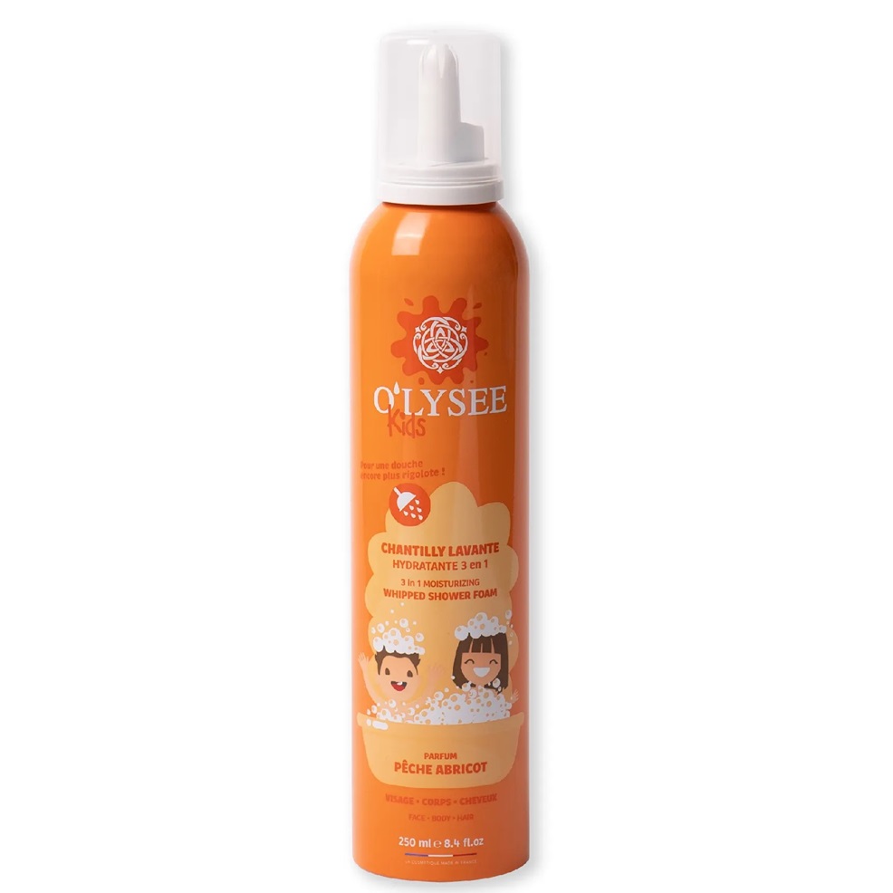 Gel de dus cu extra spuma O'lysee Kids Peach Apricot, 250 ml, Elysee Cosmetique