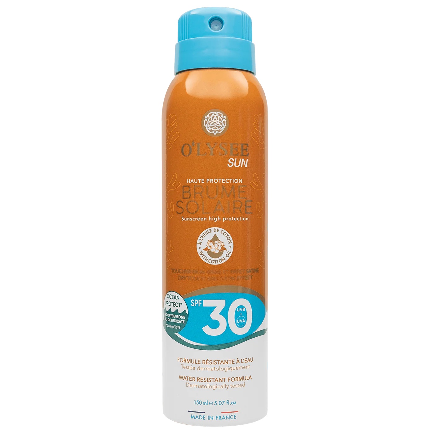 Spray cu protectie solara SPF30 O'lysee Sun, 150 ml, Elysee Cosmetique