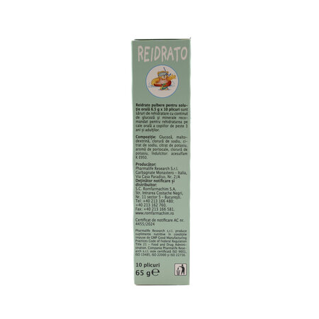 Reidrato pulbere pentru solutie orala, 10 plicuri, Pharmalife 619262