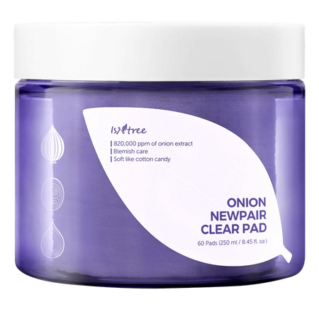Dischete de fata tonifiante cu extract de ceapa Onion Newpair, 60 bucati, Isntree