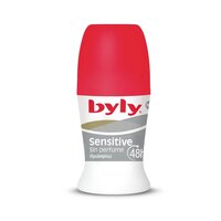Deo roll-on cu proteine ​​de matase protectie 48h Sensitive, 50 ml, Byly