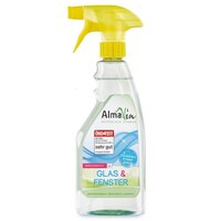 Solutie bio de curatare cu pulverizator pentru sticla si geamuri, 500 ml, AlmaWin