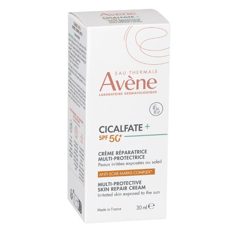 Crema reparatoare multi-protectoare cu SPF50+ Cicalfate+, 30 ml, Avene 612489