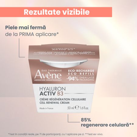 Rezerva Crema pentru regenerare celulara Hyaluron Activ B3, 50 ml, Avene 705195