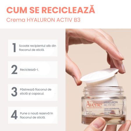 Rezerva Crema pentru regenerare celulara Hyaluron Activ B3, 50 ml, Avene 705198