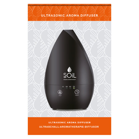 Difuzor ultrasonic pentru aromaterapie negru, 1 bucata, Soil 694623