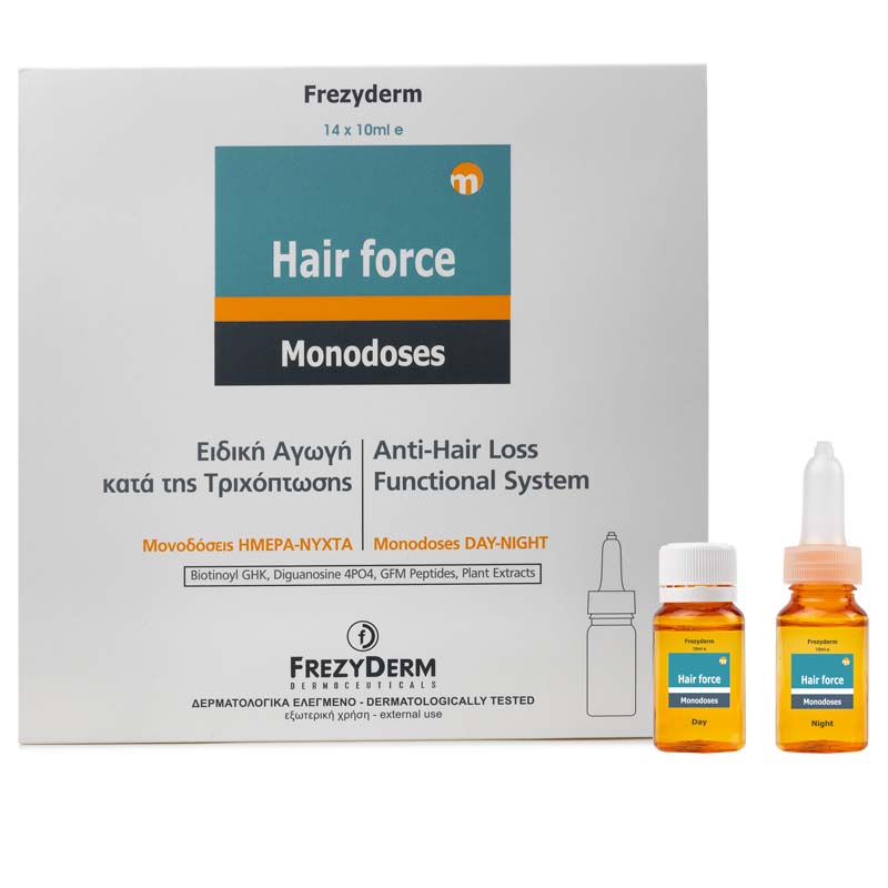 Tratament impotriva caderii parului Day-Night Hair Force, 14x10 ml, Frezyderm