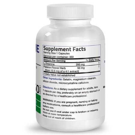 L-Theanine, 200 mg, 60 capsule, Bronson Laboratories 613109
