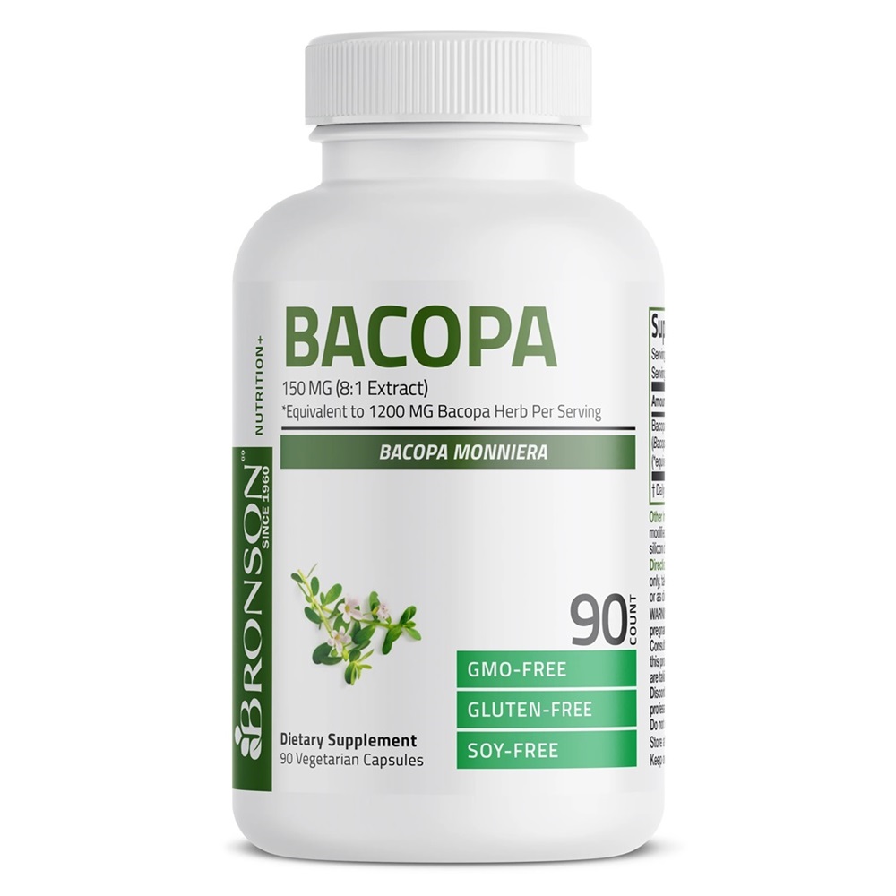 Bacopa, 1200 mg, 90 capsule, Bronson Laboratories