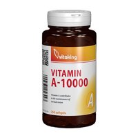 Vitamina A, 10000 UI, 250 capsule, Vitaking