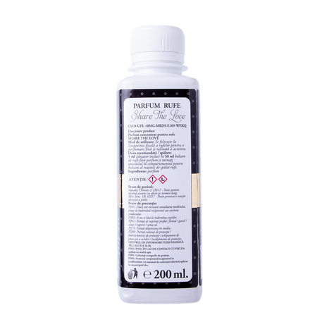 Parfum concentrat pentru rufe Share The Love, 200 ml, Cashmere Aroma 613014