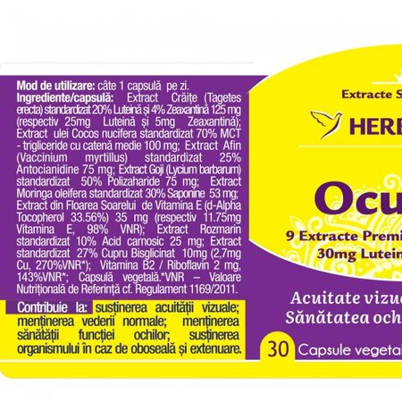 OcuFort, 30 capsule, Herbagetica 613060