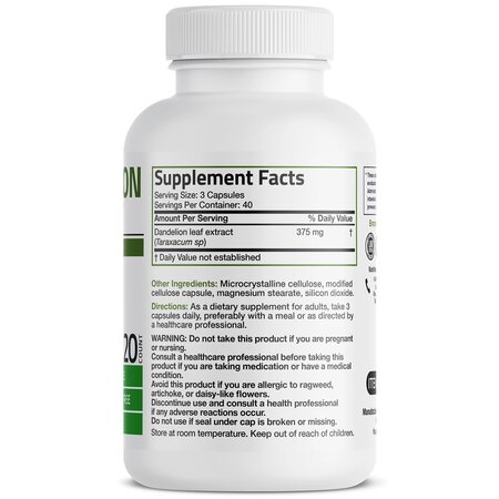 Dandelion Extract, 120 capsule, Bronson Laboratories 749286