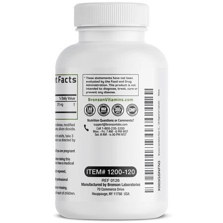 Dandelion Extract, 120 capsule, Bronson Laboratories 749287