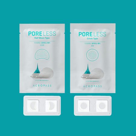 Plasturi si solutie de curatare pentru zonele cu sebuum si pori dilatati Poreless, 4+2 bucati, Acropass 716569