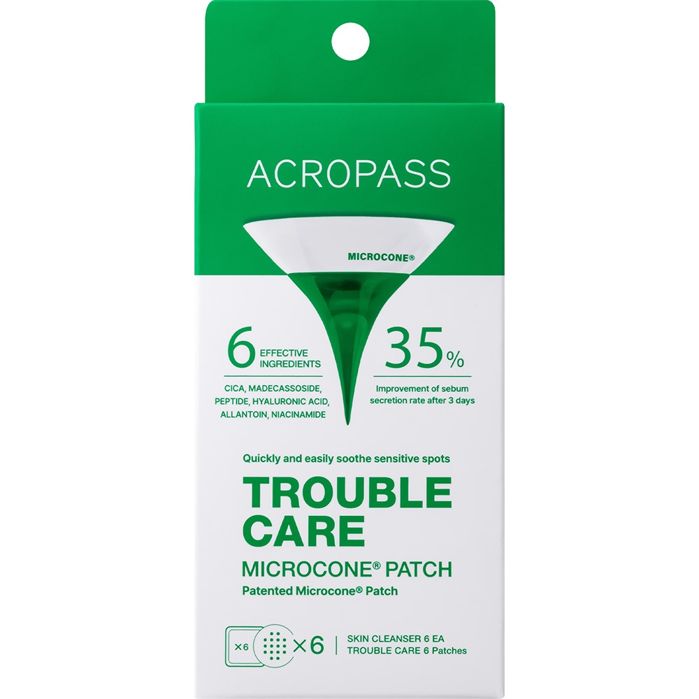 Plasturi anti-imperfectiuni cu microcone Trouble Cure, 6 bucati, Acropass