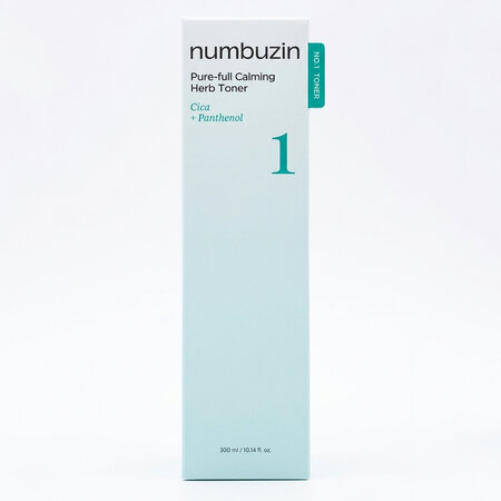 Toner de fata calmant cu extracte de plante, 300 ml, Numbuzin 729465