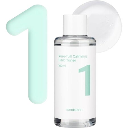 Toner de fata calmant cu extracte de plante, 100 ml, Numbuzin 613238