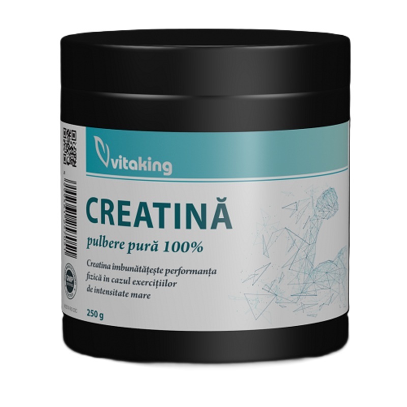 Creatina monohidrata pudra, 250 g, Vitaking