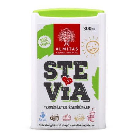 Indulcitor natural Stevia, 300 comprimate, Vitaking