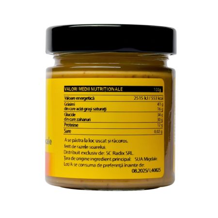 Crema de migdale cu portocale crocanta, 200 g, Solaris 661336
