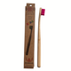 Periuta roz intens de dinti din bambus 3-12 ani Kids, 7680 peri ultrasoft, 1 bucata, Gingia 613369