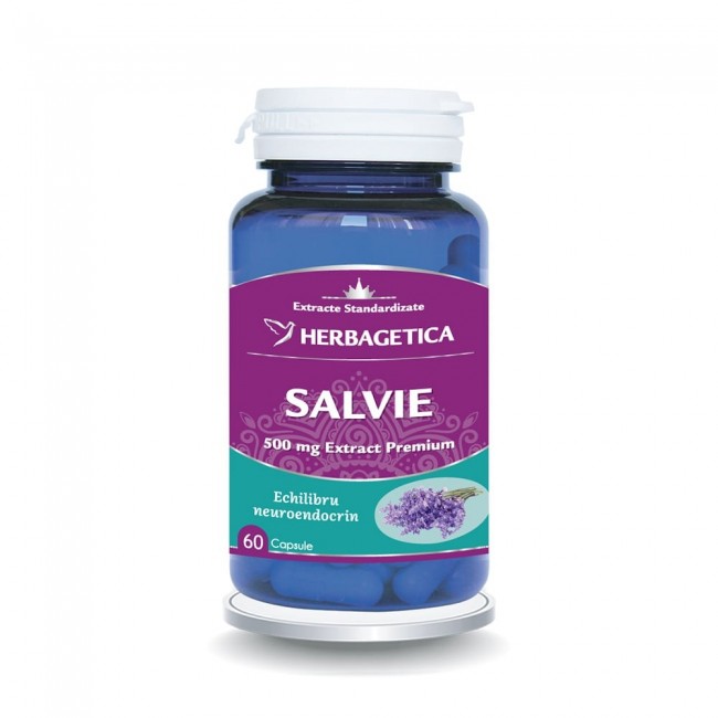 Salvie, 60 capsule, Herbagetica