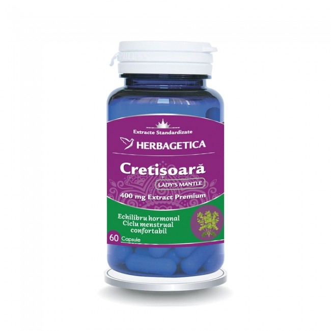 Cretisoara Lady’s Mantle, 60 capsule, Herbagetica