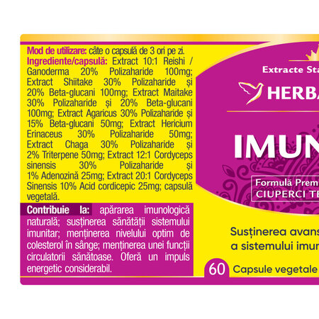 ImunOpt, 60 capsule, Herbagetica 688764