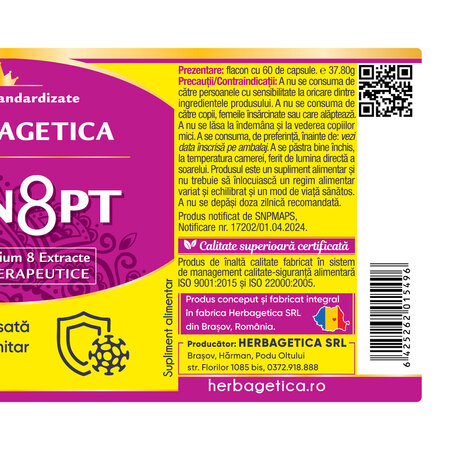 ImunOpt, 60 capsule, Herbagetica 688763