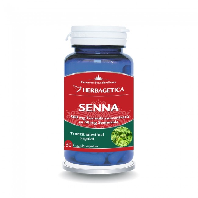 Senna, 30 capsule vegetale, Herbagetica