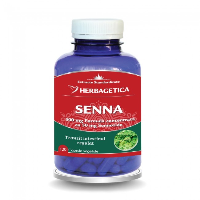 Senna, 120 capsule vegetale, Herbagetica