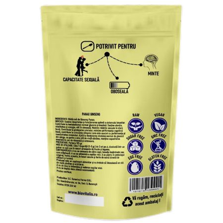 Pulbere de Panax Ginseng, 125 g, Biovitalis 710352