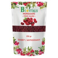 Merisoare fara zahar, 250 g, Biovitalis