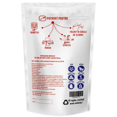 Merisoare fara zahar, 150 g, Biovitalis 710518