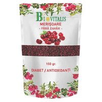 Merisoare fara zahar, 150 g, Biovitalis