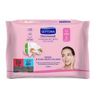 Servetele demachiante Dermasoft Orchid - Based Collagen, 20 bucati, Septona