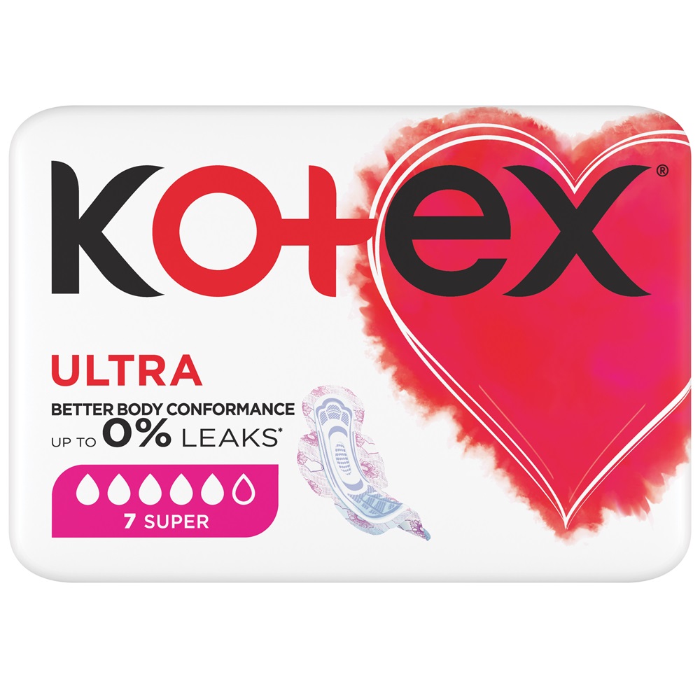 Tampoane absorbante Ultra Super, 7 bucati, Kotex