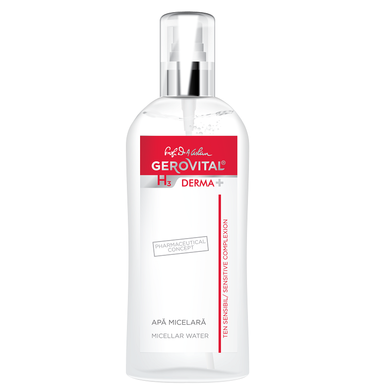 Apa micelara H3 Derma+, 150 ml, Gerovital