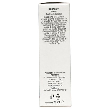 Decasept spray, 20 ml, Amniocen 697886