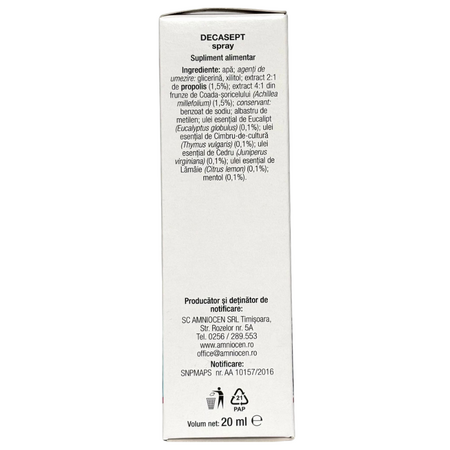 Decasept spray, 20 ml, Amniocen 697886