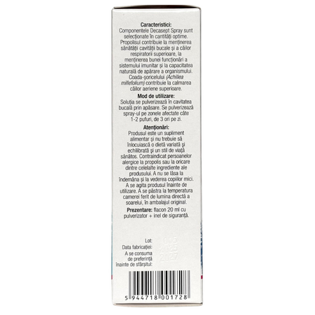 Decasept spray, 20 ml, Amniocen 697885