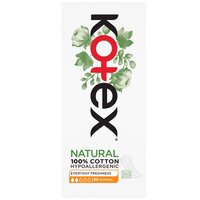 Absorbante zilnice Normal Natural, 20 bucati, Kotex