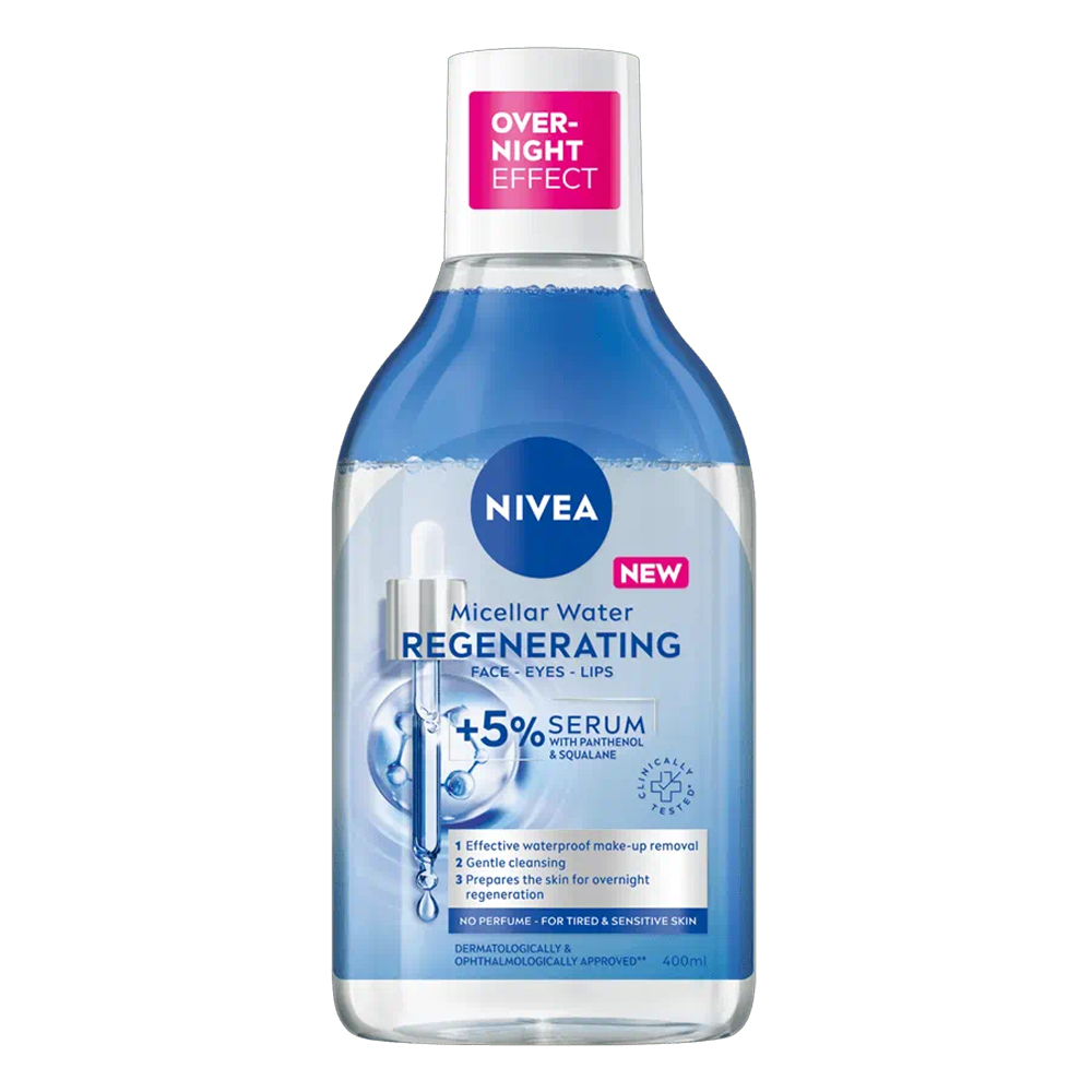 Apa micelara +5% ser cu pantenol si squalane Regenerating, 400 ml, Nivea