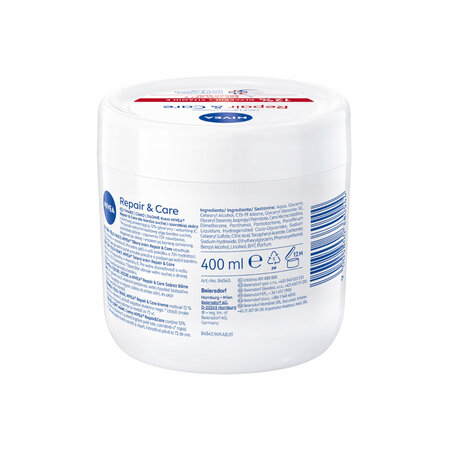 Crema pentru fata, corp si maini 12% Repair & Care, 400 ml, Nivea 613876