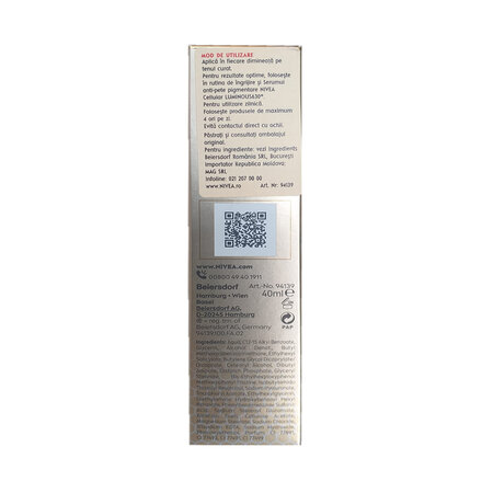 Fluid colorat pentru fata cu SPF20 Luminous630 Anti Dark-Spot, 40 ml, Nivea 613884